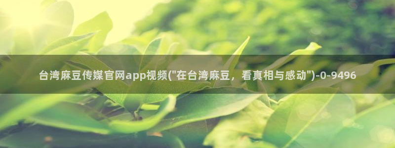 麻豆 精选整理：台湾麻豆传媒官网app视频(\